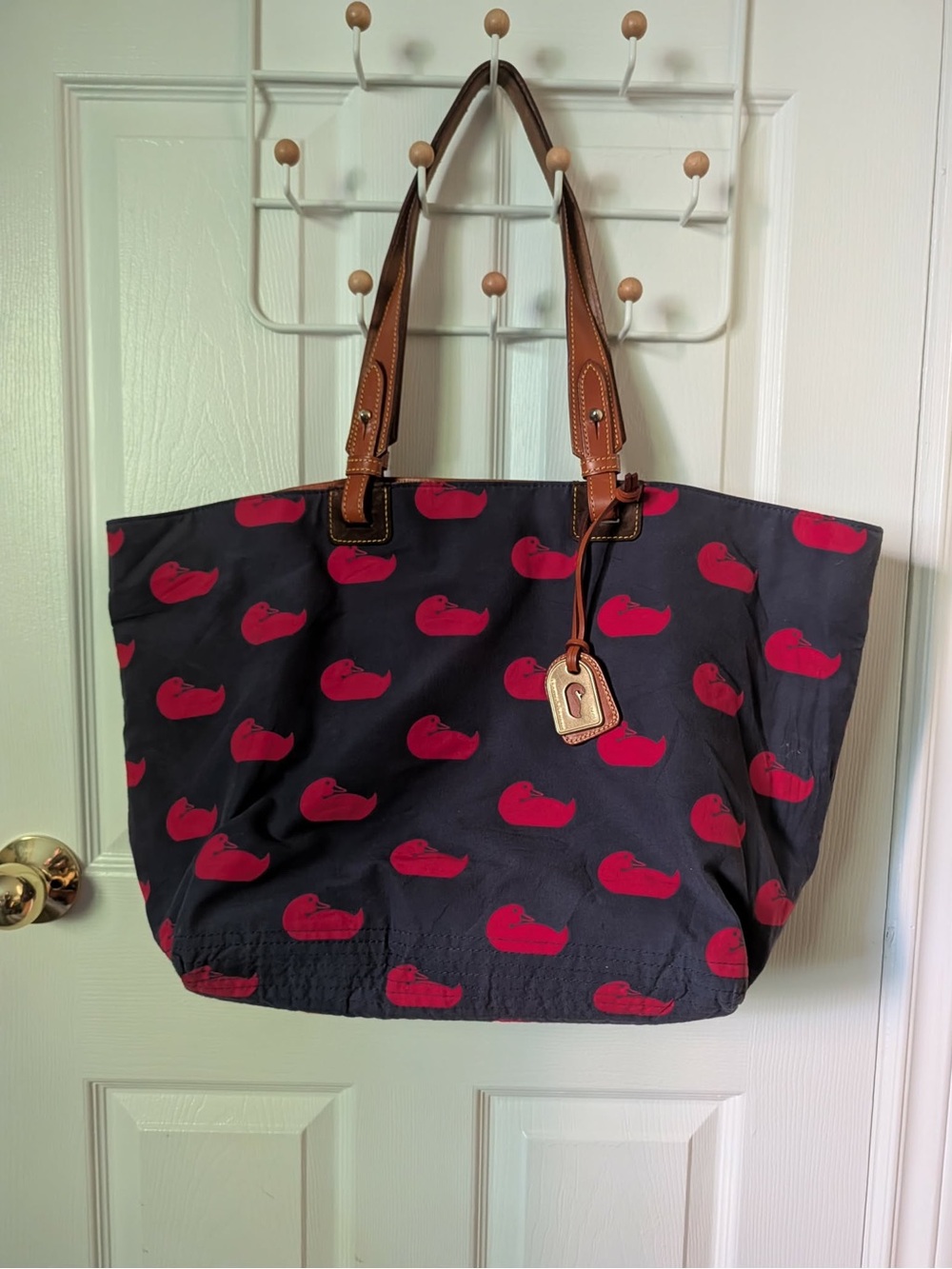 Dooney and Bourke Susanna Tote with Leather Accents